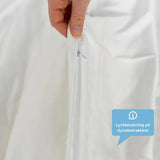 Hugged® Bambus sengetøj - Hvid