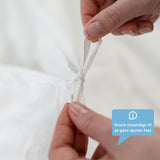 Hugged® Bambus sengetøj - Hvid