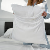 Hugged® Bambus pudebetræk - Hvid