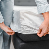 Hugged® Bambus Faconlagen - Hvid