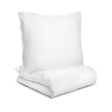 Hugged® Bambus junior sengetøj 100x140 cm - Hvid