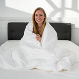 Hugged® Bambus sengetøj - Hvid